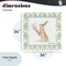 Stupell Industries Bouquet Bunny on Green Argyle Canvas, design by Lee Ann Sanders
